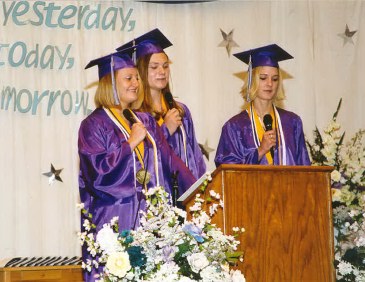 Our three-some was the best.
The funniest thing to happen at graduation!